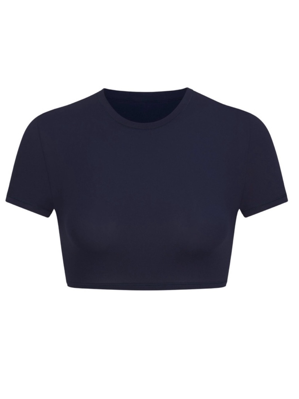 SKIMS Fits Everybody Super Cropped T-Shirt Navy